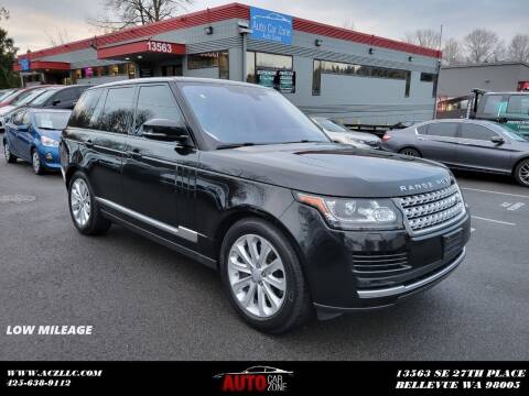 2017 Land Rover Range Rover for sale at Auto Car Zone LLC in Bellevue WA