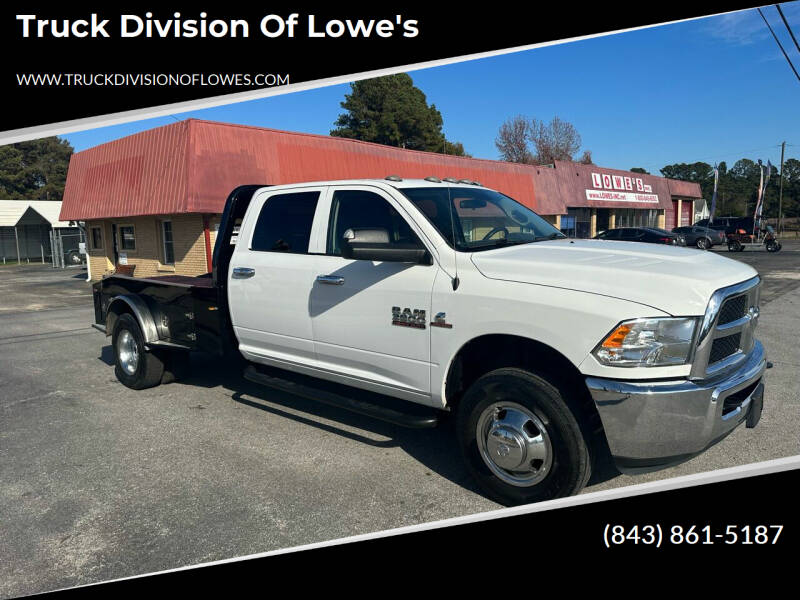 2018 RAM 3500 for sale at Truck Division Of Lowe's in Darlington SC