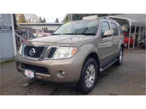 2008 Nissan Pathfinder for sale at H5 AUTO SALES INC in Federal Way WA