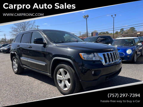 2011 Jeep Grand Cherokee for sale at Carpro Auto Sales in Chesapeake VA