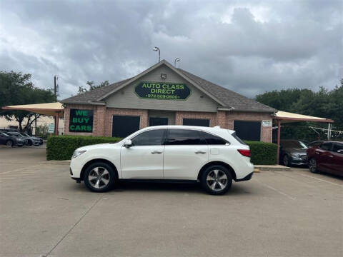 2016 Acura MDX for sale at Auto Class Direct in Plano TX