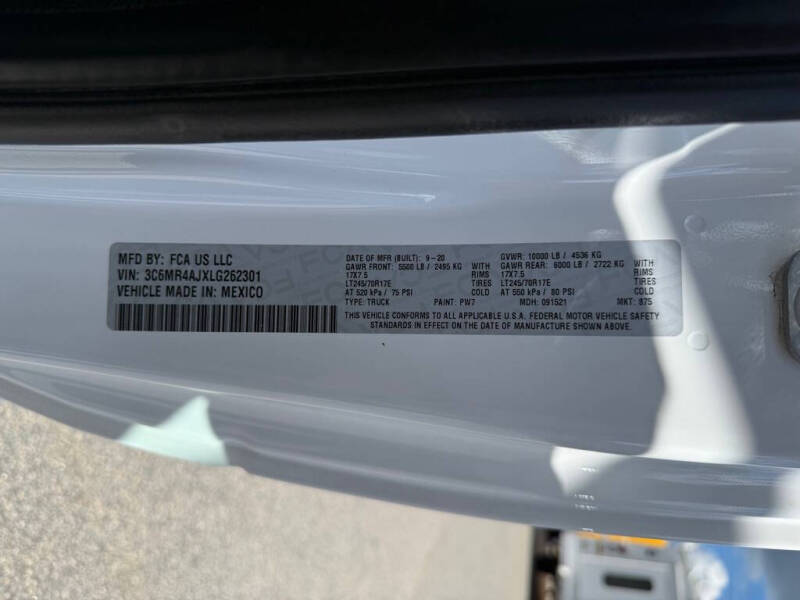 2020 RAM 2500 Tradesman