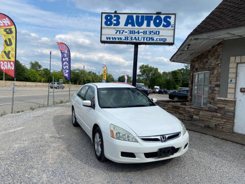 2006 Honda Accord for sale at 83 Autos in York PA
