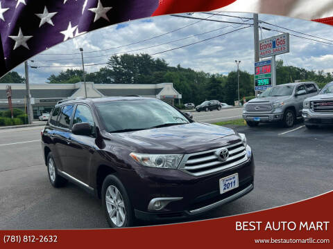 2011 Toyota Highlander for sale at Best Auto Mart in Weymouth MA