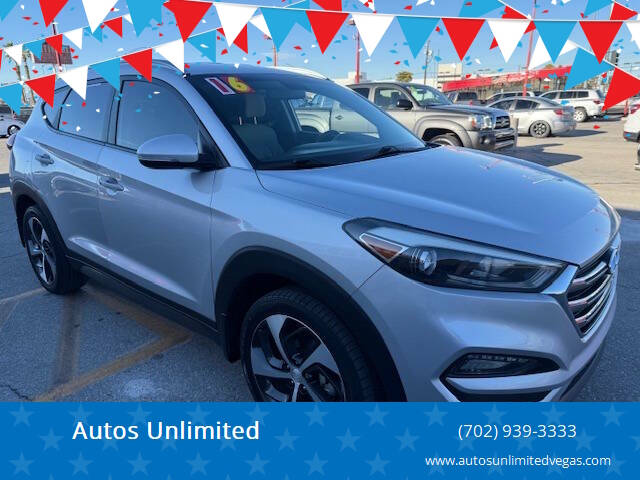 2016 Hyundai Tucson for sale at Autos Unlimited in Las Vegas NV