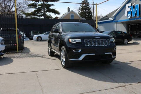 2016 Jeep Grand Cherokee for sale at F & M AUTO SALES in Detroit MI
