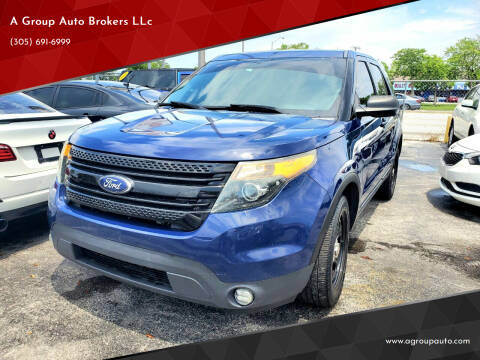 2014 Ford Explorer for sale at A Group Auto Brokers LLc in Opa-Locka FL