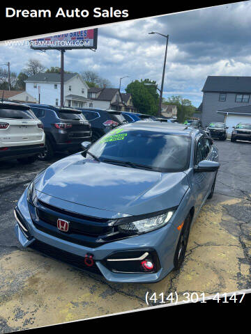 2021 Honda Civic for sale at Dream Auto Sales in South Milwaukee WI