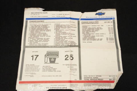 1998 Chevrolet Corvette