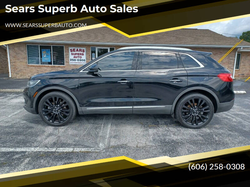 2016 Lincoln MKX for sale at Sears Superb Auto Sales in Corbin KY