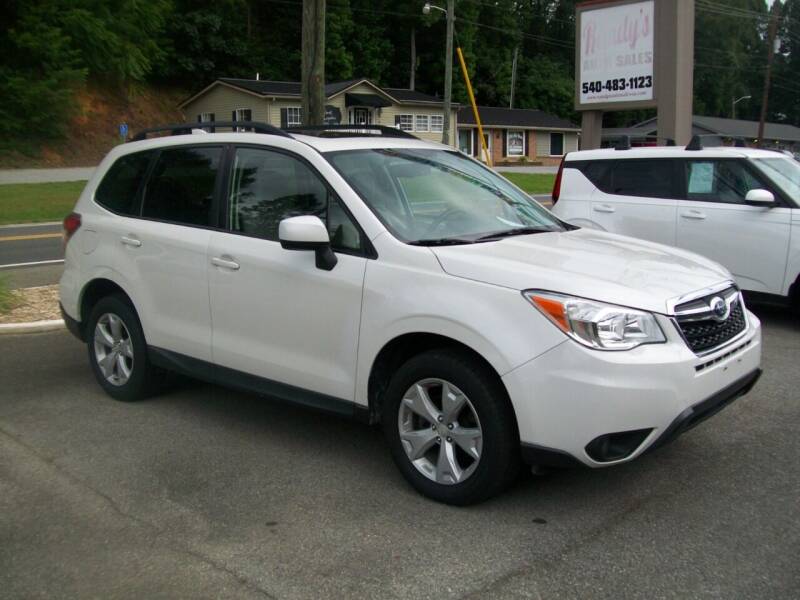 2016 Subaru Forester for sale at Randy's Auto Sales in Rocky Mount VA