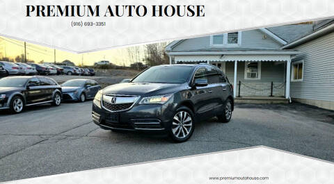 2016 Acura MDX for sale at Premium Auto House in Derry NH