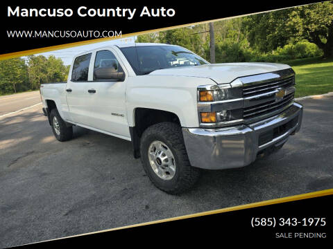 2015 Chevrolet Silverado 2500HD for sale at Mancuso Country Auto in Batavia NY