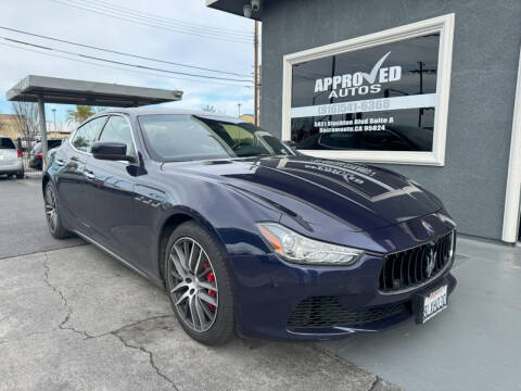 2016 Maserati Ghibli for sale at Approved Autos in Sacramento CA