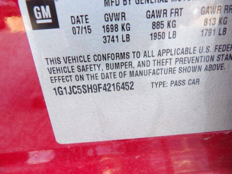 2015 Chevrolet Sonic LT Auto