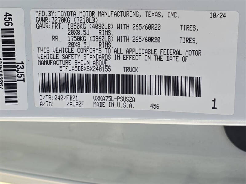 2025 Toyota Tundra SR5