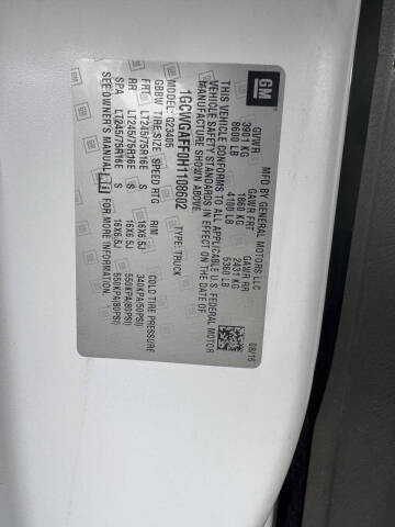 2017 Chevrolet Express 2500