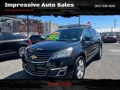 2015 Chevrolet Traverse for sale at Impressive Auto Sales in Philadelphia PA