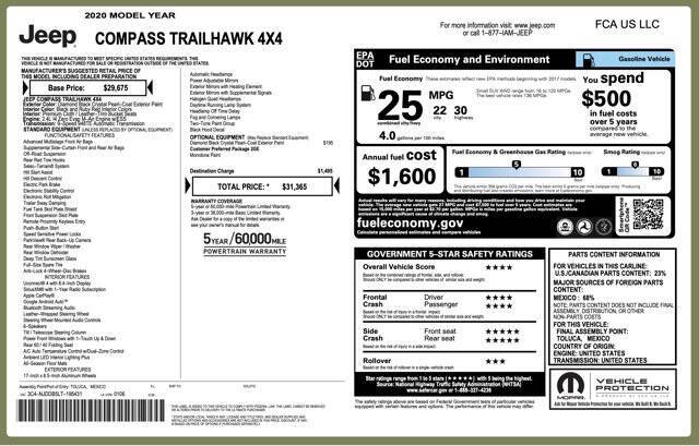 2020 Jeep Compass Trailhawk