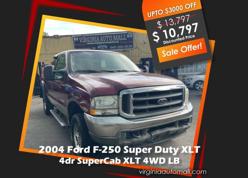 2004 Ford F-250 Super Duty for sale at Virginia Auto Mall in Woodford VA