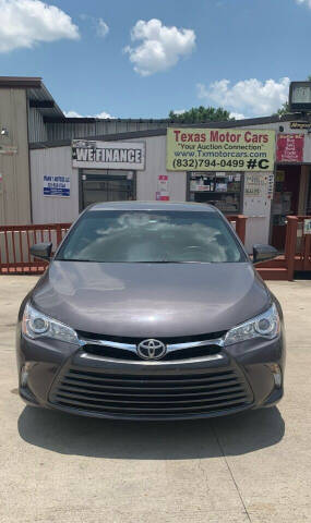 2017 Toyota Camry for sale at TEXAS MOTOR CARS in Houston TX