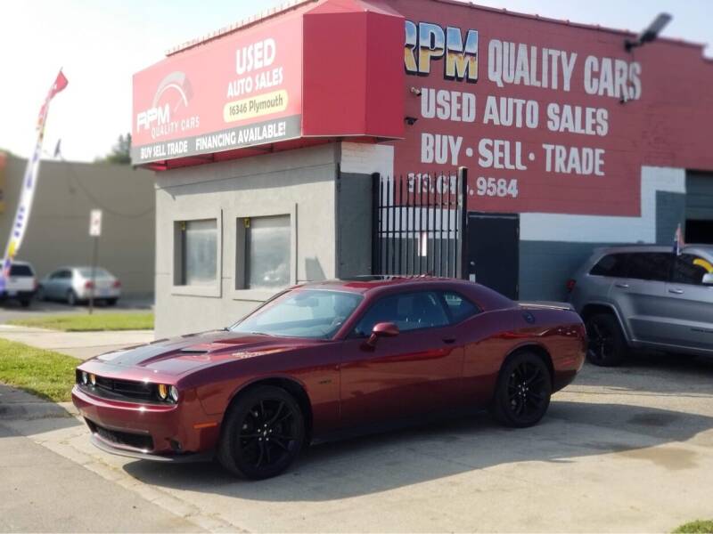 2017 Dodge Challenger for sale at RPM Quality Cars in Detroit MI