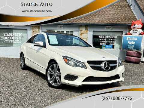 2016 Mercedes-Benz E-Class for sale at Staden Auto in Feasterville Trevose PA