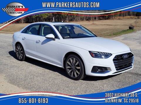 2021 Audi A4 for sale at Parker's Used Cars in Blenheim SC