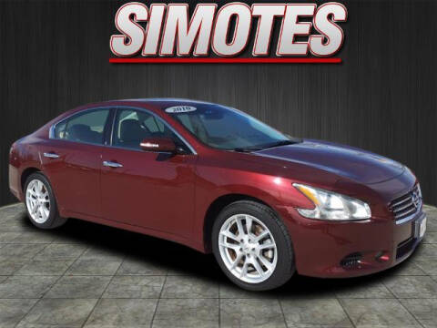 2010 Nissan Maxima for sale at SIMOTES MOTORS in Minooka IL