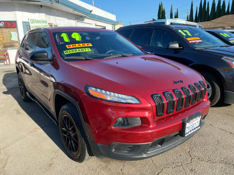 2014 Jeep Cherokee for sale at CAR GENERATION CENTER, INC. in Los Angeles CA