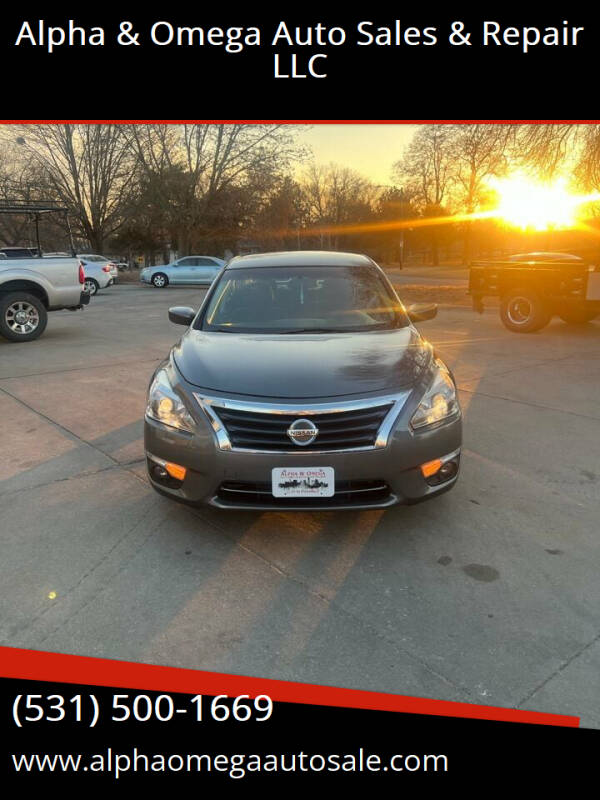 2015 Nissan Altima for sale at Alpha & Omega Auto Sales & Repair LLC in Lincoln NE