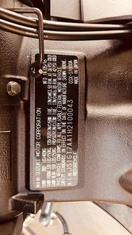 2017 Suzuki GSX-S1000F ABS