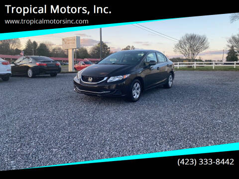 2013 Honda Civic for sale at Tropical Motors, Inc. in Riceville TN