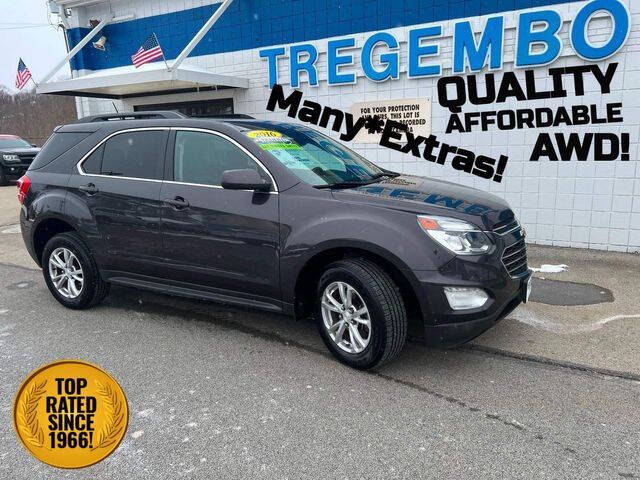 2016 Chevrolet Equinox for sale at TREGEMBO MOTORS in Bentleyville PA