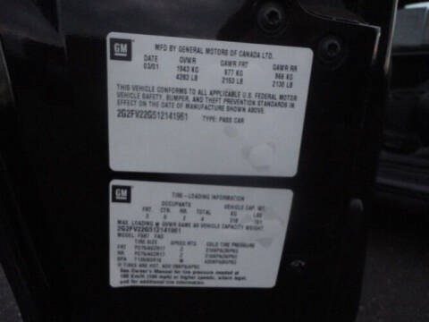 2001 Pontiac Firebird Formula