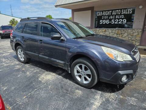 2014 Subaru Outback for sale at CAR-RIGHT AUTO SALES INC in Naples FL