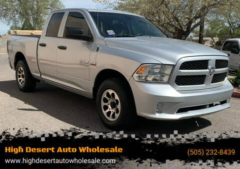 2014 RAM 1500 for sale at High Desert Auto Wholesale in Albuquerque NM