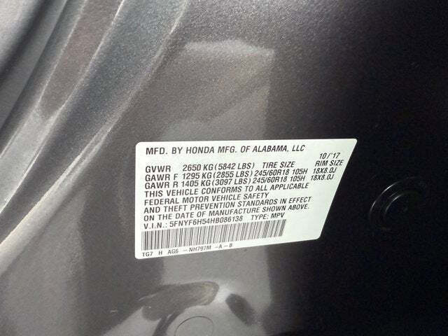 2017 Honda Pilot EX-L