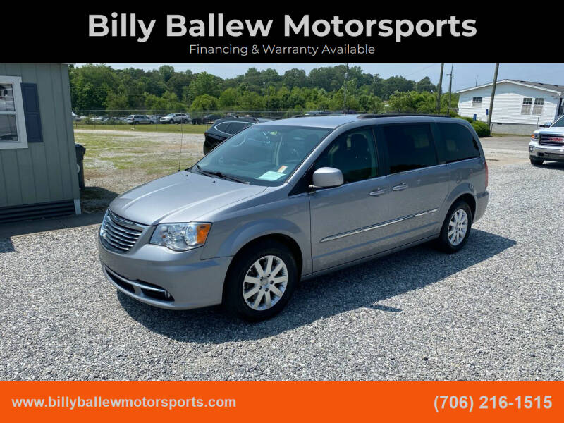 2015 Chrysler Town and Country for sale at Billy Ballew Motorsports in Dawsonville GA