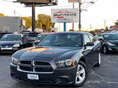 2014 Dodge Charger for sale at Supreme Auto Sales in Chesapeake VA