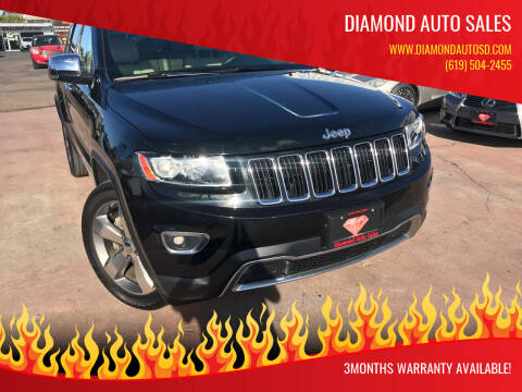 2014 Jeep Grand Cherokee for sale at DIAMOND AUTO SALES in El Cajon CA