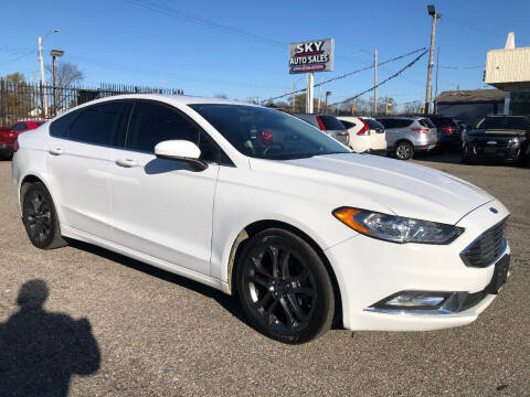 2018 Ford Fusion for sale at SKY AUTO SALES in Detroit MI