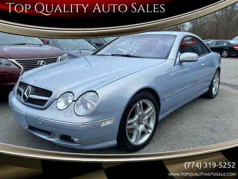 2002 Mercedes-Benz CL-Class for sale at Top Quality Auto Sales in Westport MA