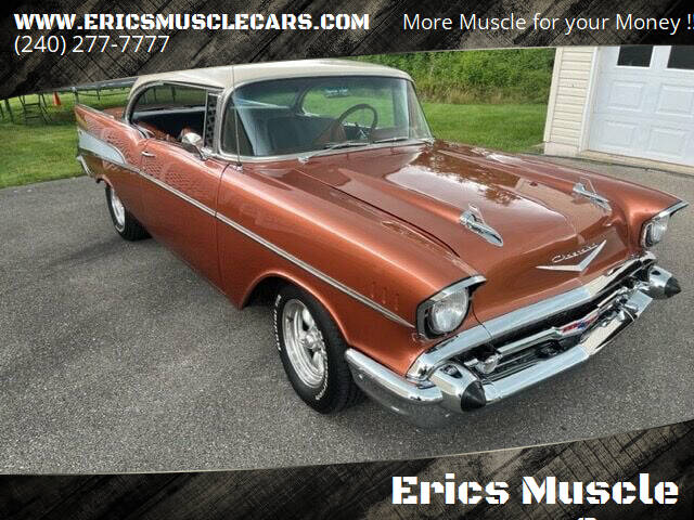 1957 Chevrolet Bel Air for sale at Eric's Muscle Cars in Clarksburg MD