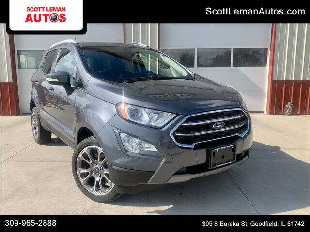 2020 Ford EcoSport for sale at SCOTT LEMAN AUTOS in Goodfield IL