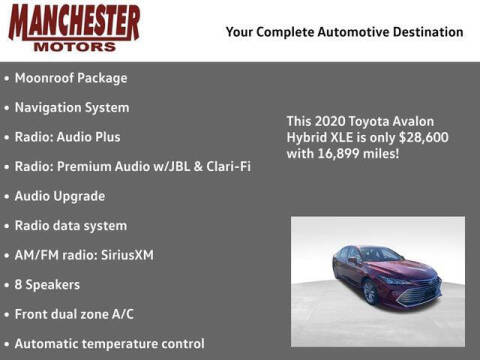 2020 Toyota Avalon Hybrid XLE