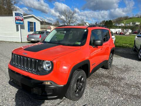 2017 Jeep Renegade for sale at Bailey's Pre-Owned Autos in Anmoore WV