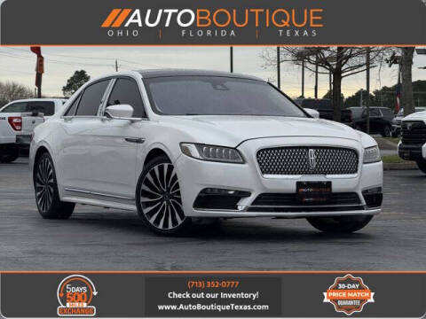 2018 Lincoln Continental Black Label