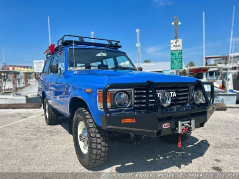 1985 Toyota Land Cruiser for sale at Autohaus of Naples in Naples FL