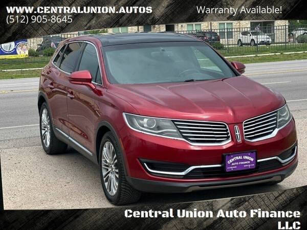 2018 Lincoln MKX for sale at Central Union Auto Finance LLC in Austin, TX